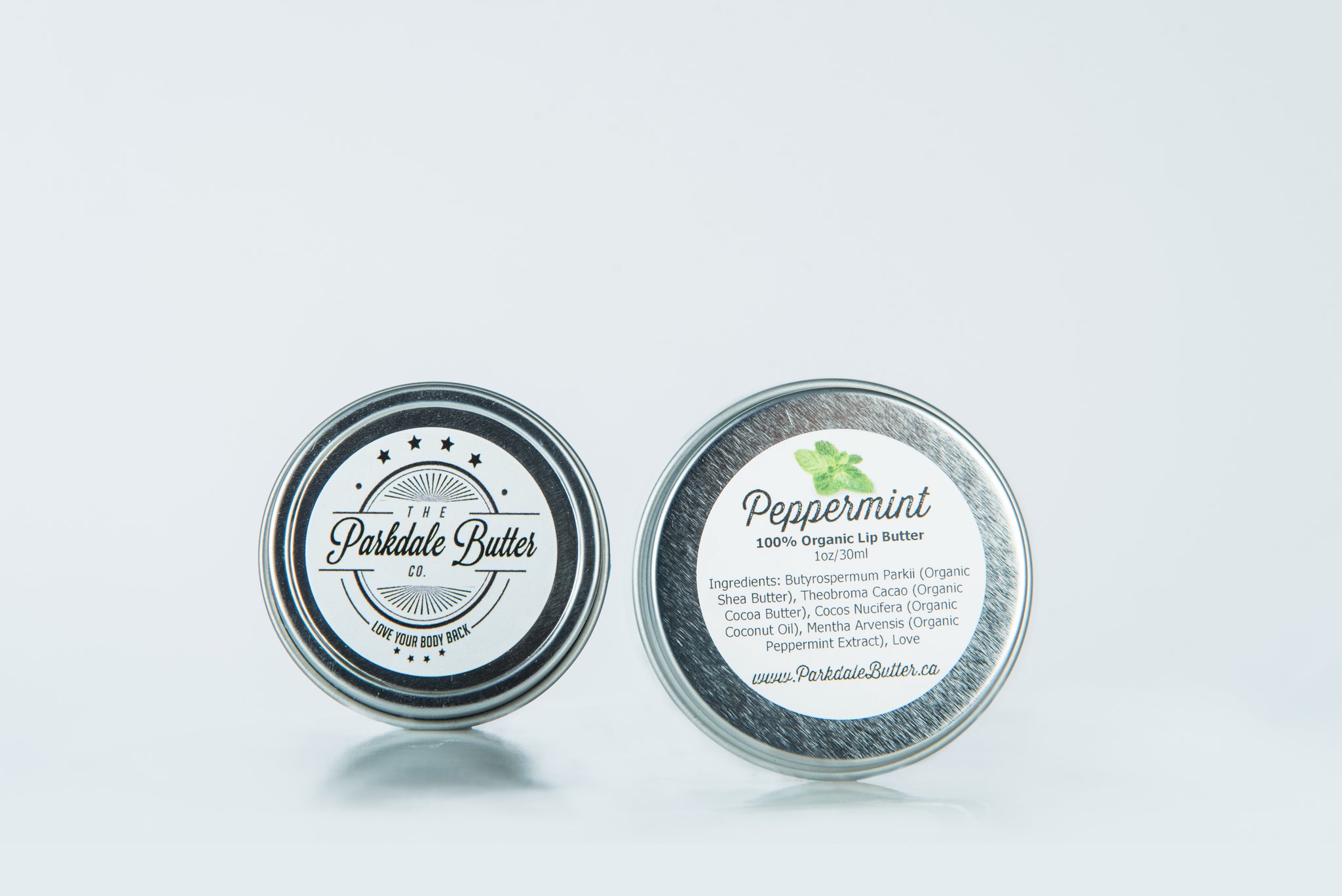 100% Organic Peppermint Lip Butter - Parkdale Butter